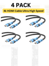 30ft HDMI Cable 4K Ultra High Speed HDMI cable for Roku TV, Laptop, PS5, Xbox (30 Feet)