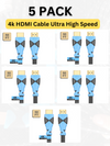 Long HDMI Cable 50 FT - Certified 50 FT HDMI Cable for Xbox, PS4, PS5,Computer, Monitor, Smart TV [50 FEET]