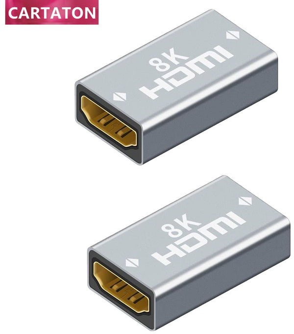 Extensor de porta 8K HDMI fêmea para fêmea.