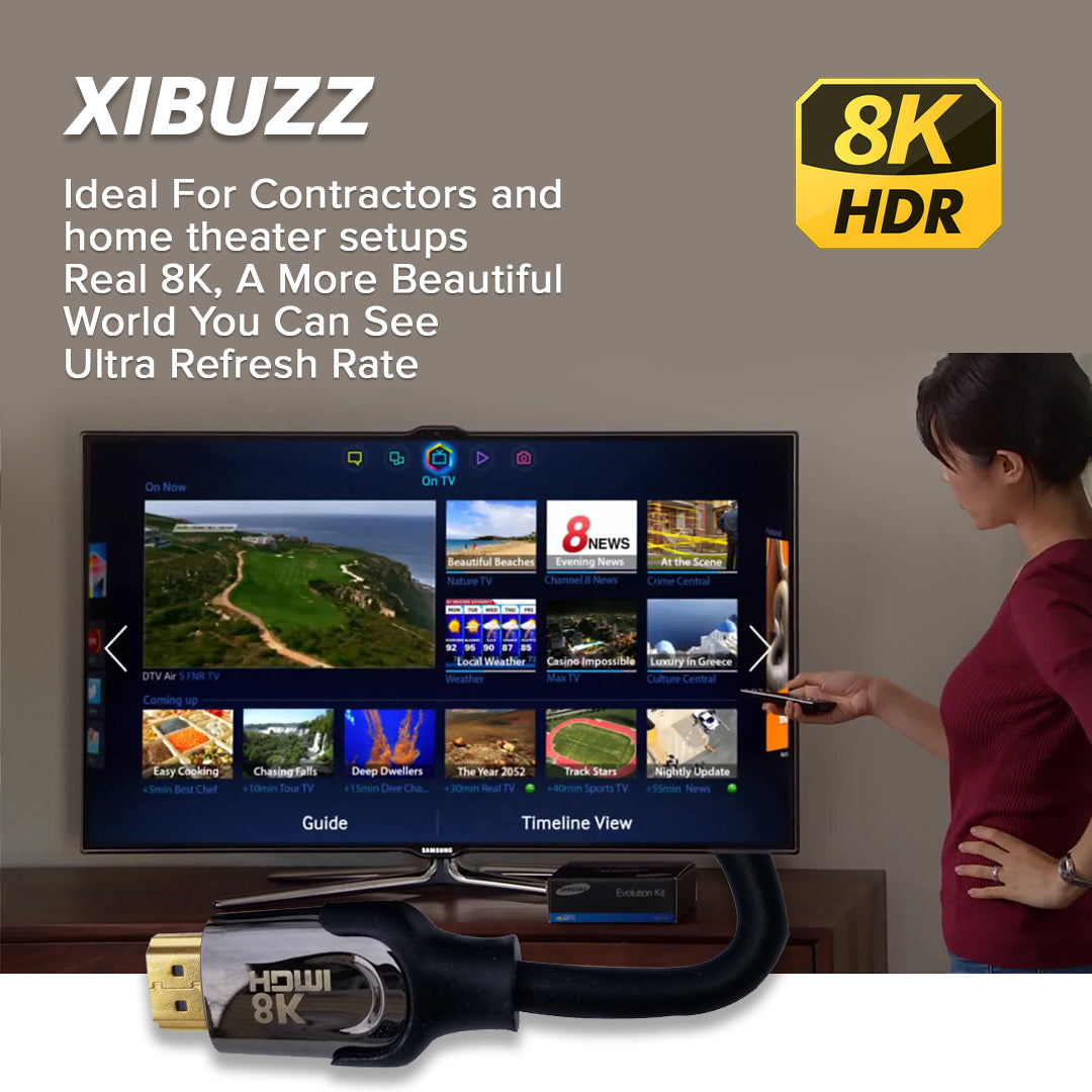 8k hdmi cable 6 FT  48Gbps high speed for Roku TV, Gaming, PC