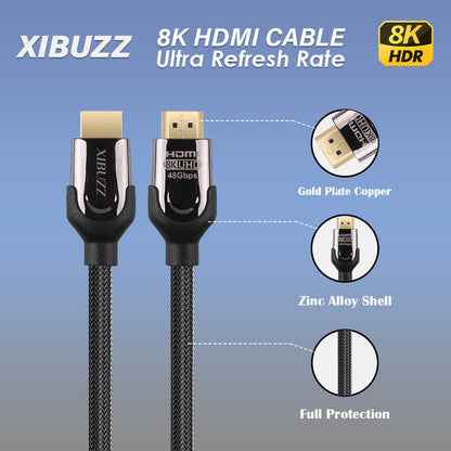 fiber optic 8k hdmi cable