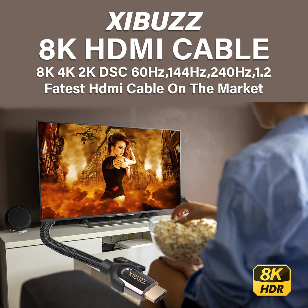 8k fiber optic hdmi 2.1 cable