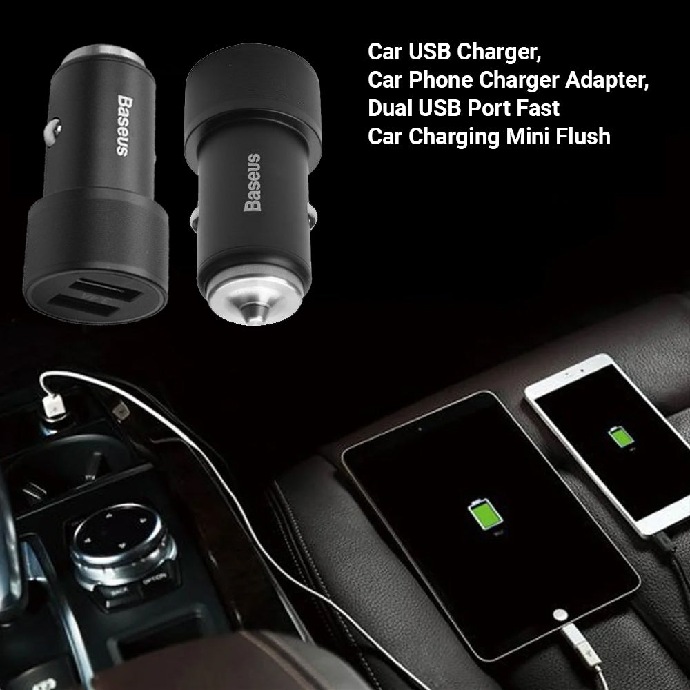 Adaptateur de chargeur rapide de voiture double USB : un incontournable pour les smartphones en déplacement