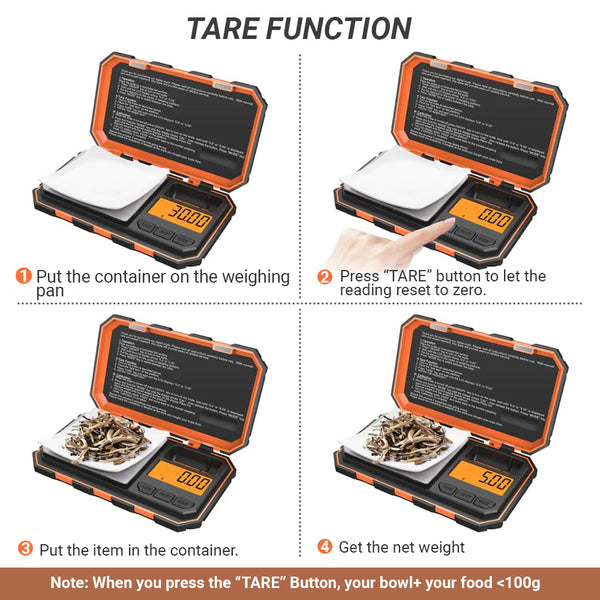 ScenicScale kitchen digital scale of 200g Capacity and 0.01g accuracy