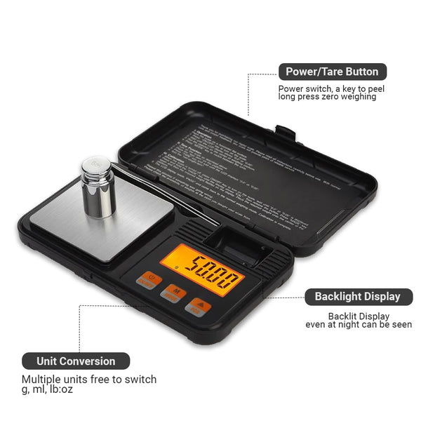 ScenicScale kitchen digital scale of 200g Capacity and 0.01g accuracy