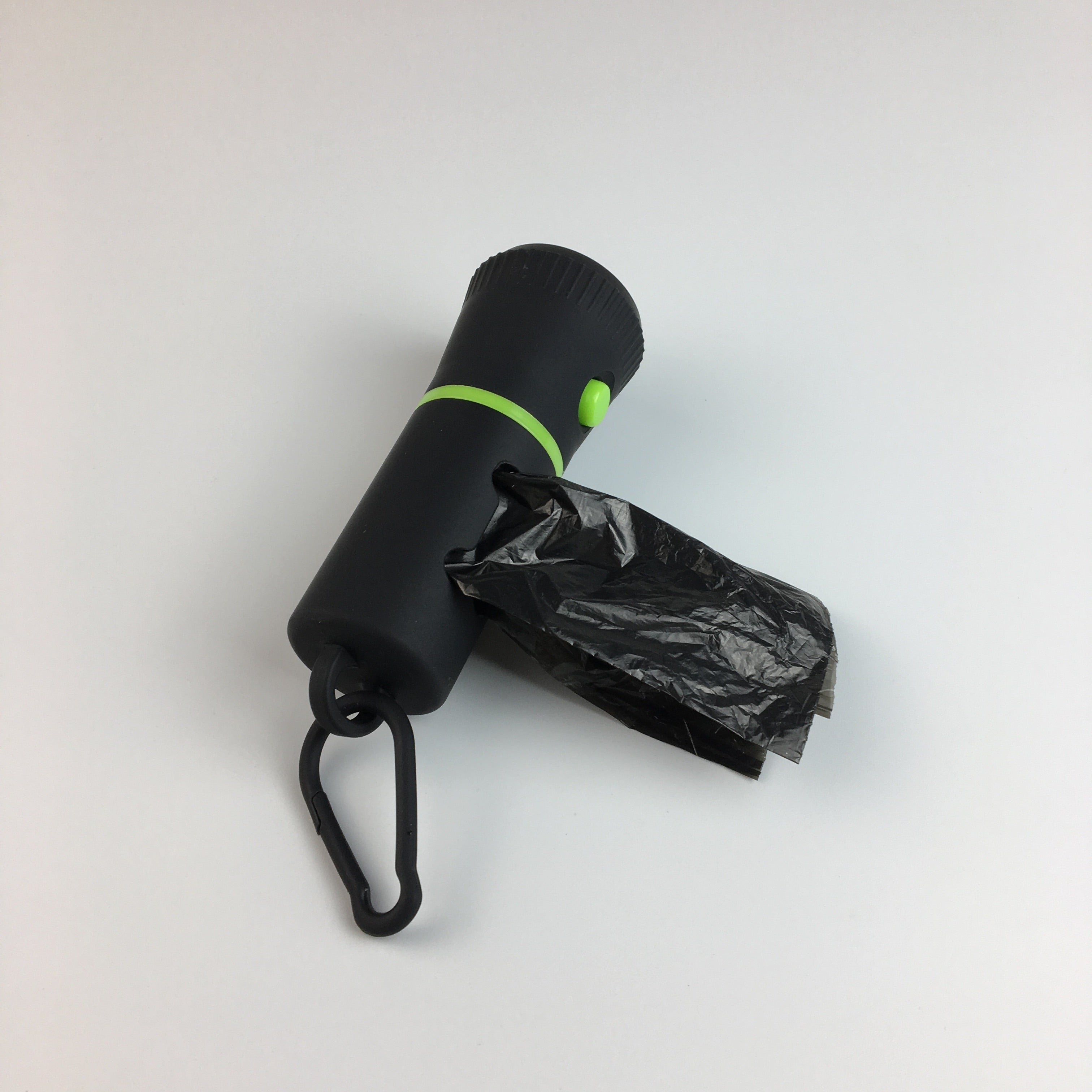 Dog Poop Bag Dispenser with Flashlight