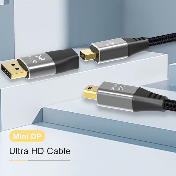 8K Mini Displayport to Mini Displayport Adapter.