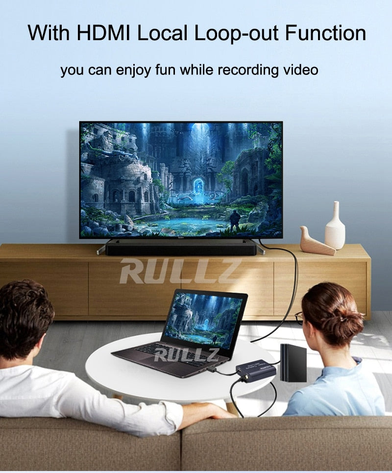 Carte d'enregistrement vidéo HDMI 4K