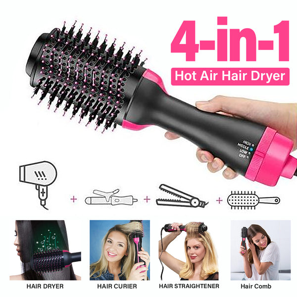 One-Step DIY Hot Hair Dryer Brush, Styler and Volumizer for All Hair types.