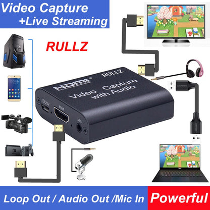 Carte d'enregistrement vidéo HDMI 4K
