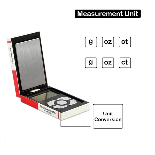 Flip pocket digital scale 500g Capacity  and 0.01g Accuracy