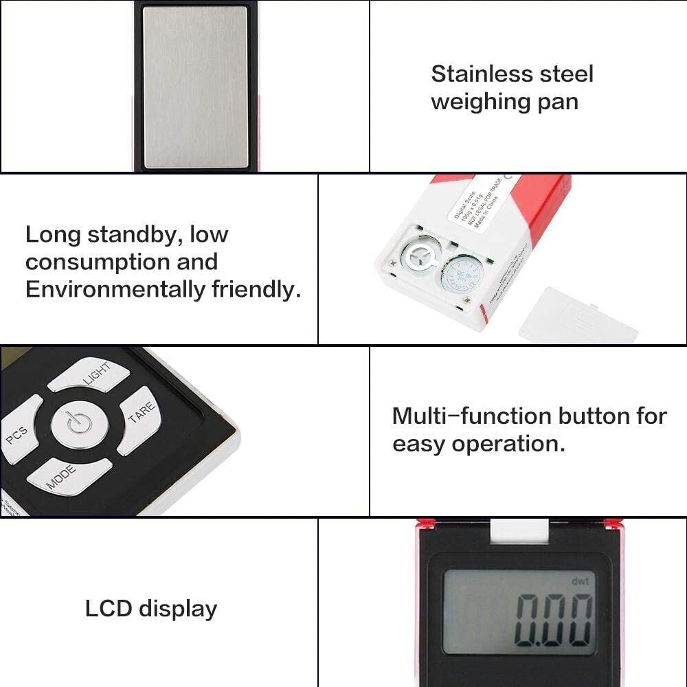 Flip pocket digital scale 500g Capacity  and 0.01g Accuracy