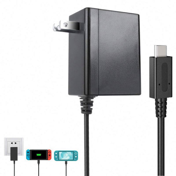 Mode TV 15V/2.3A d'adaptateur à C.A. de charge rapide de commutateur de Nintendo de USB C de 5FT