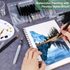 Real Brush Pens of 48 Colors for Watercolor Painting with Flexible Nylon Brush Tips.