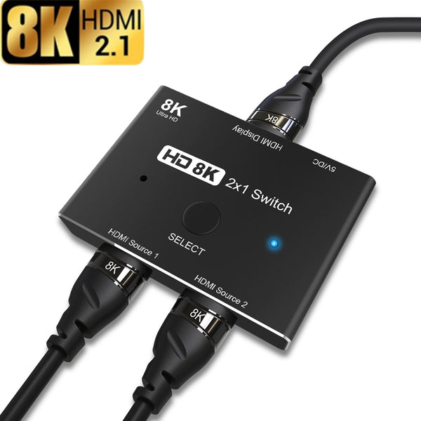 Best HDMI Switch 8K for Gaming Laptop and TV