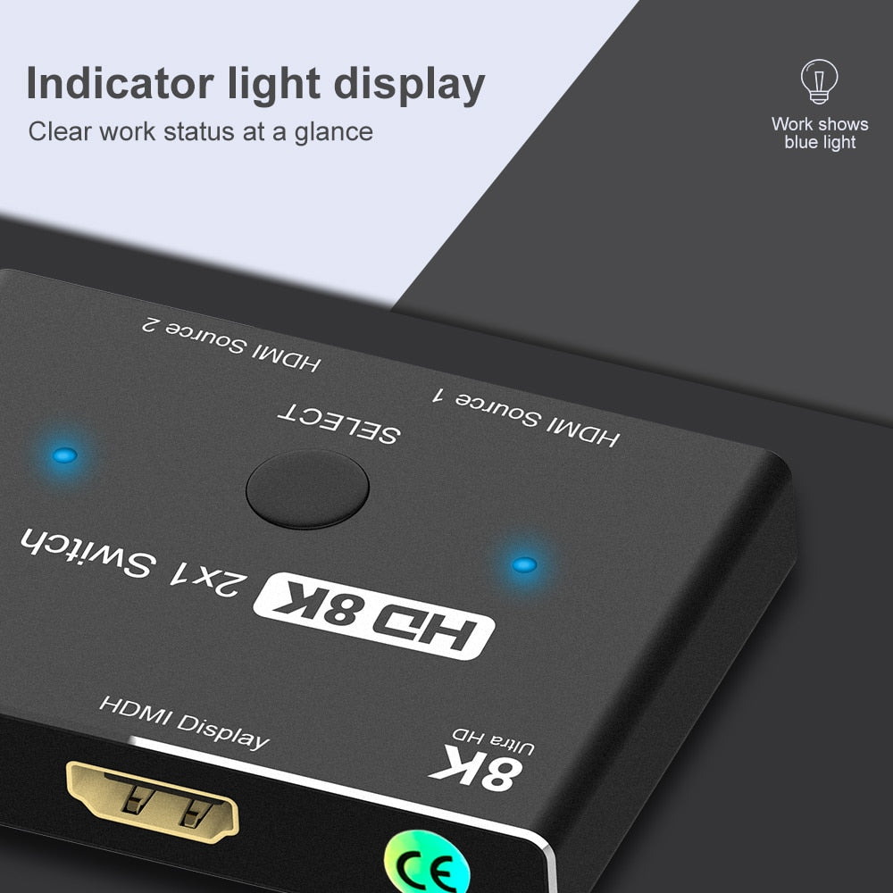 Meilleur commutateur HDMI 8K pour ordinateur portable et téléviseur de jeu