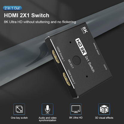 Meilleur commutateur HDMI 8K pour ordinateur portable et téléviseur de jeu