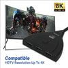 Câble de commutation HDMI2.1 8K 3-en-1