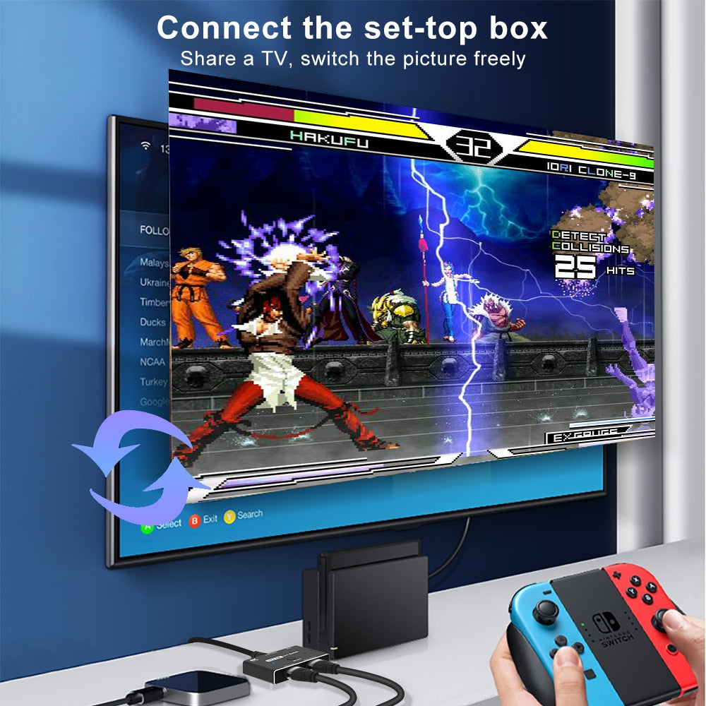 Meilleur commutateur HDMI 8K pour ordinateur portable et téléviseur de jeu