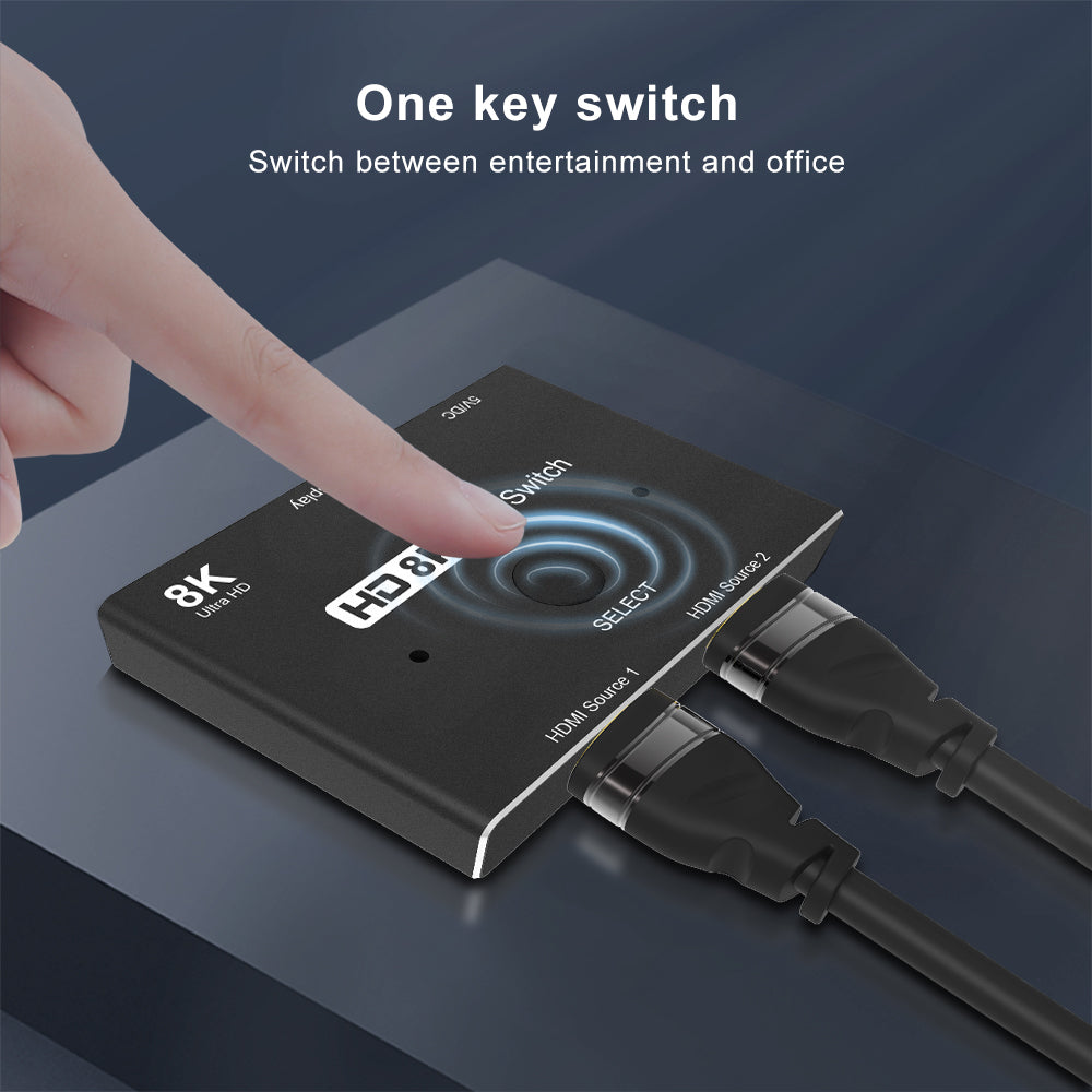 Meilleur commutateur HDMI 8K pour ordinateur portable et téléviseur de jeu
