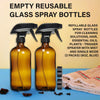 Reusable Glass Spray Bottles - 8oz (2 PACKS) | XIBUZZ
