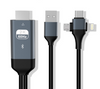 Cabo HDMI Cabo HDMI 3 em 1 USB para Ultra Alta Velocidade