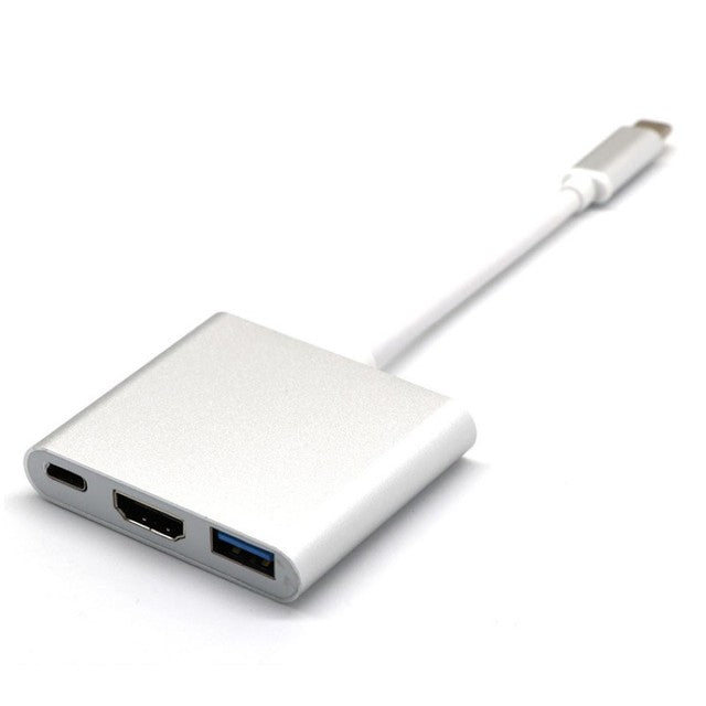 3 in 1 USB C To HDMI Connector.