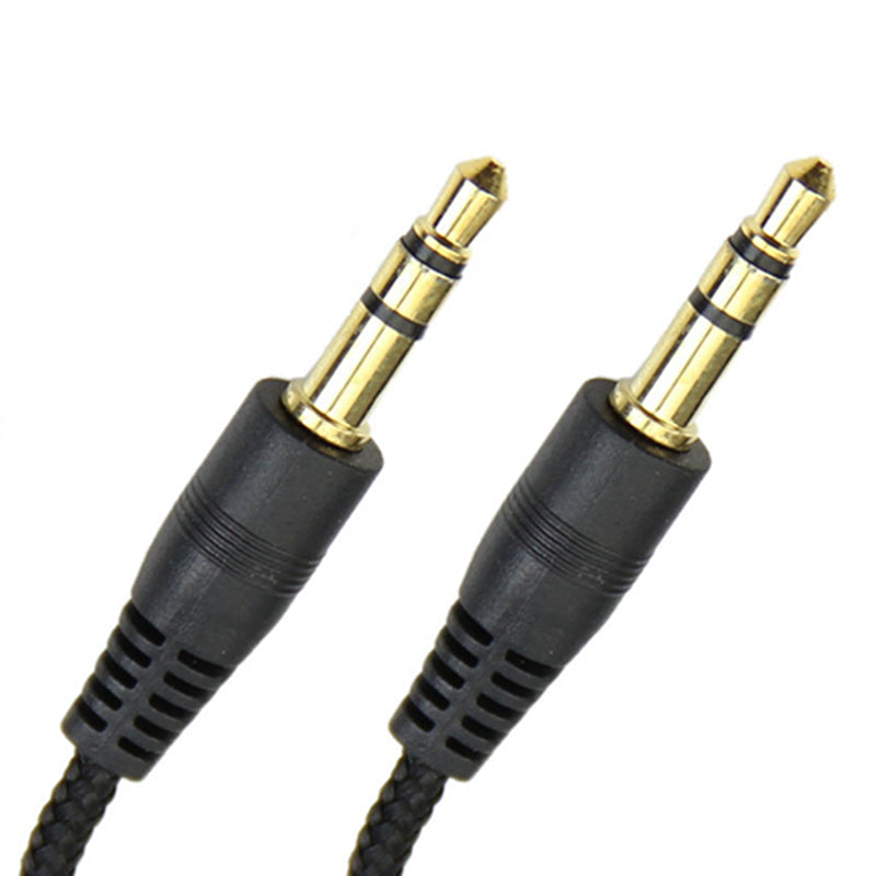 Nylon Braided 3.5mm Jack Male to Male AUX Cable