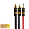 HiFi Stereo 3.5mm to 2RCA Audio Cable.