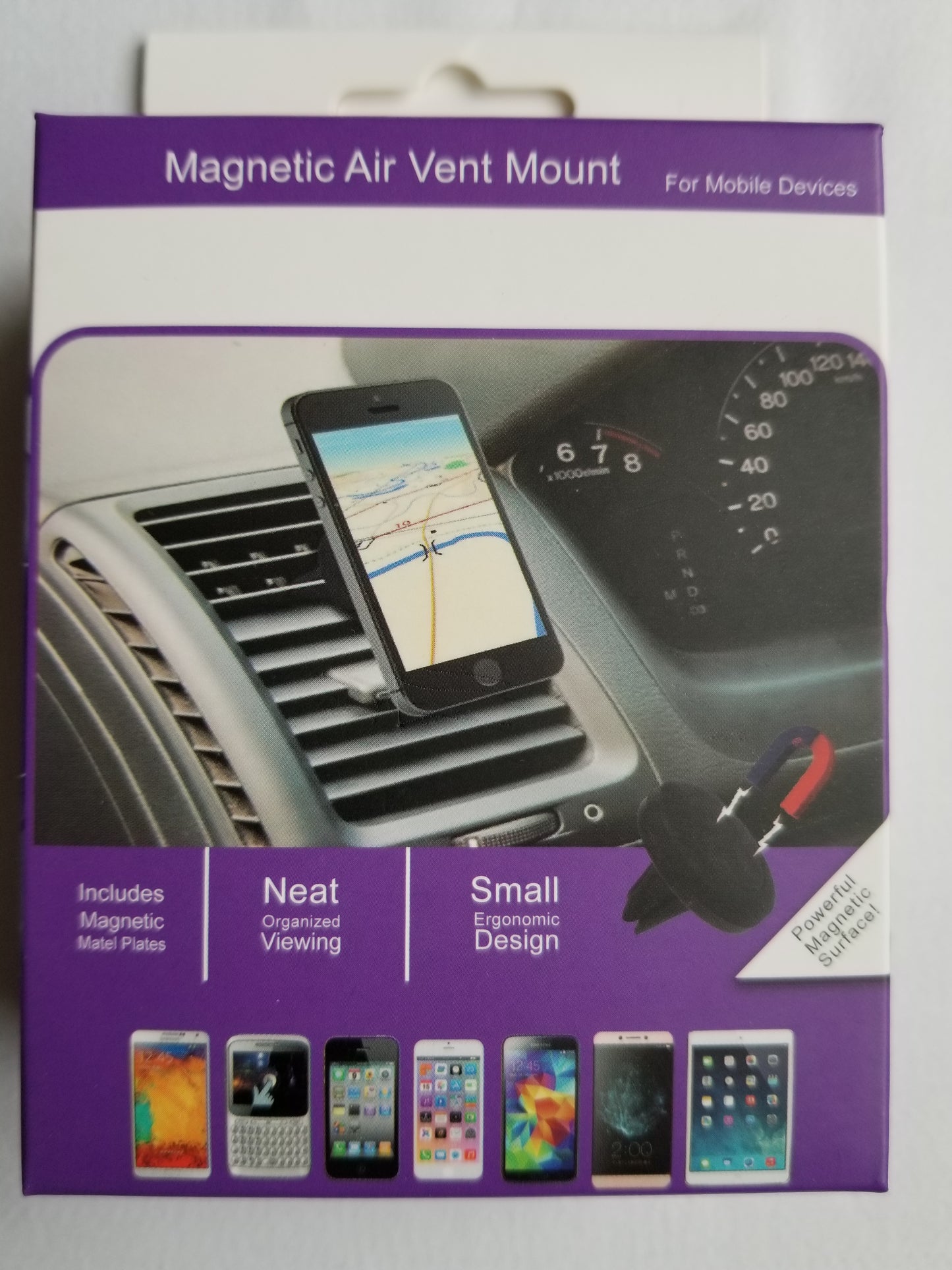 Support de téléphone de voiture universel pour iPhone, Samsung, Android pour la conduite et les voyages (4 PACK)