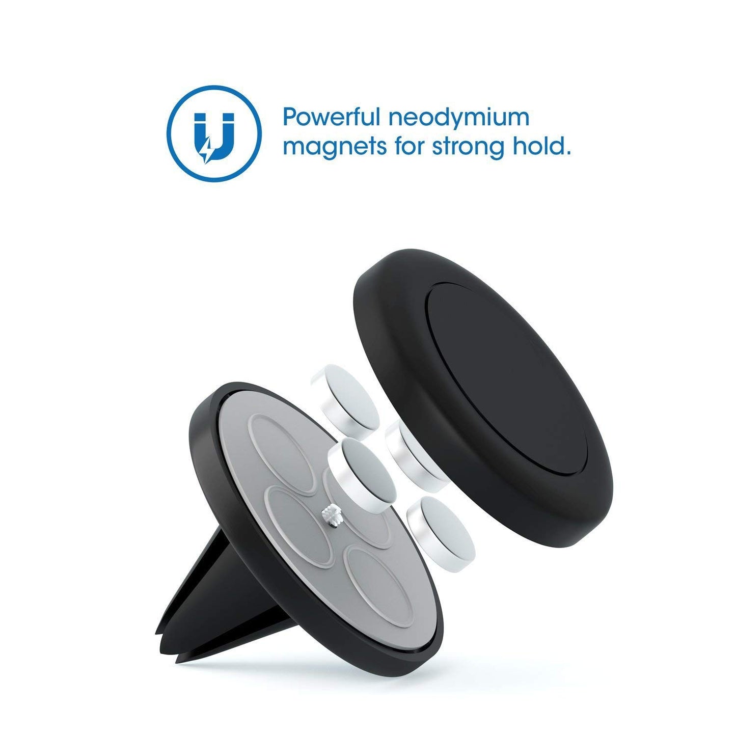 Support de téléphone de voiture universel pour iPhone, Samsung, Android pour la conduite et les voyages (4 PACK)